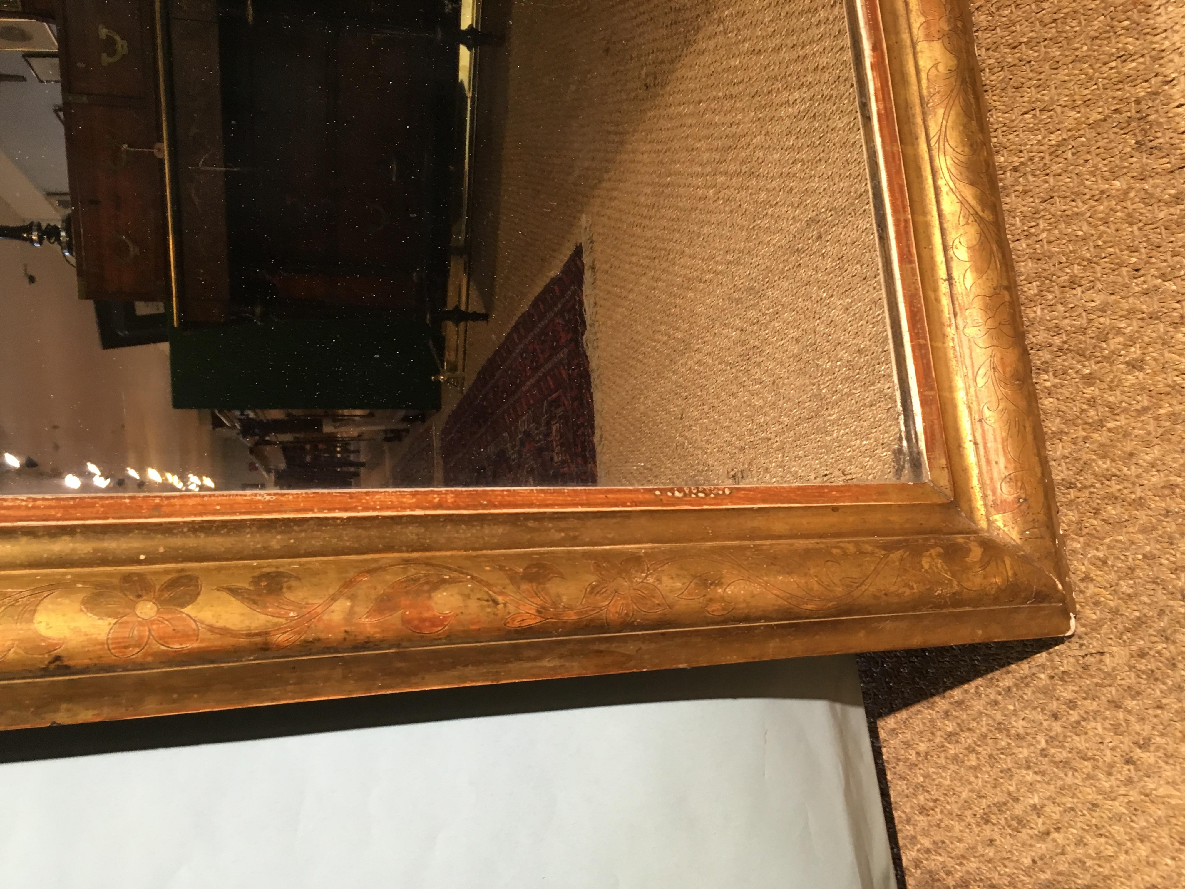 Late 19th Century 19th Century Gilt Mirror