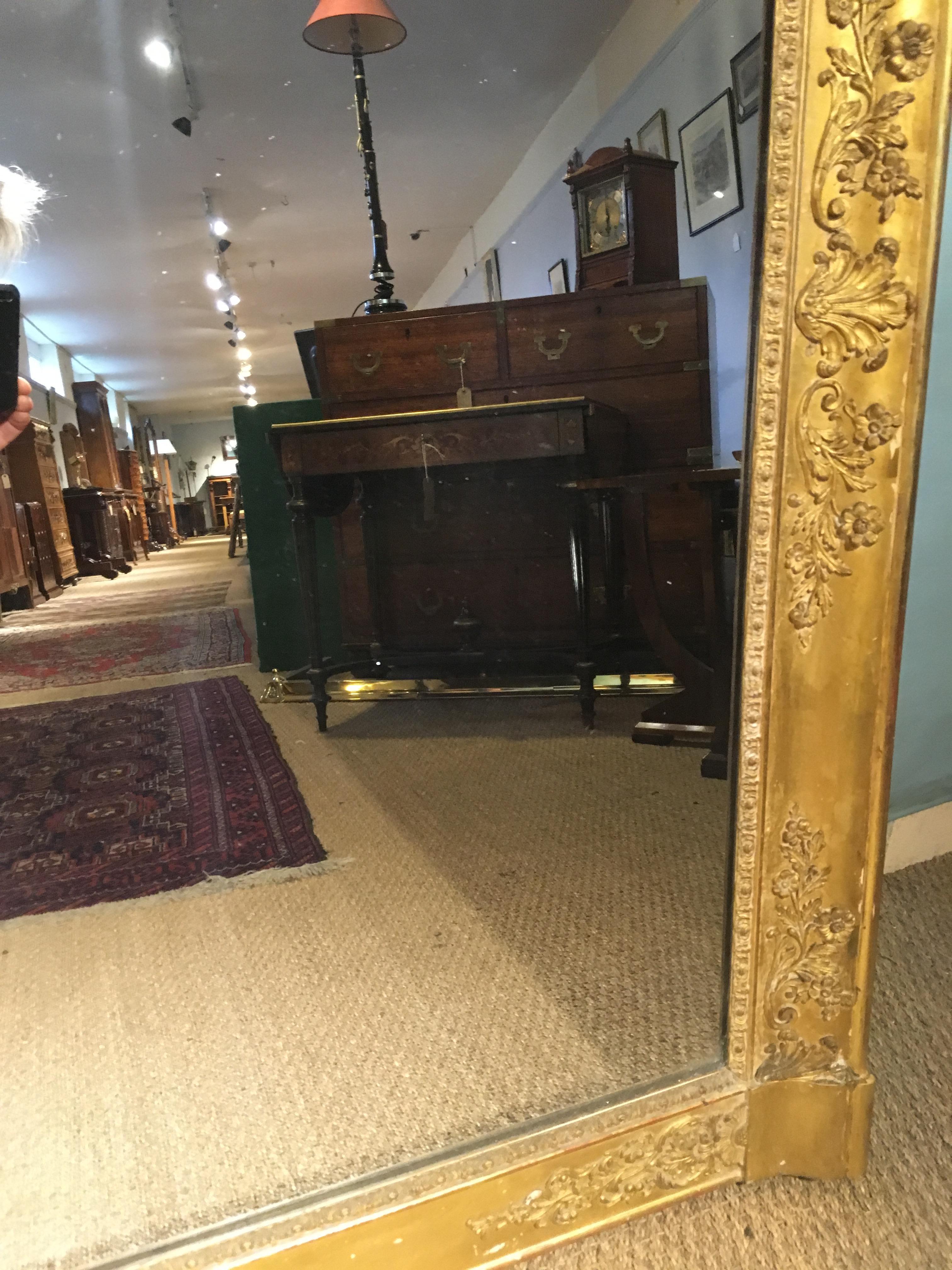 19th Century Gilt Mirror 1