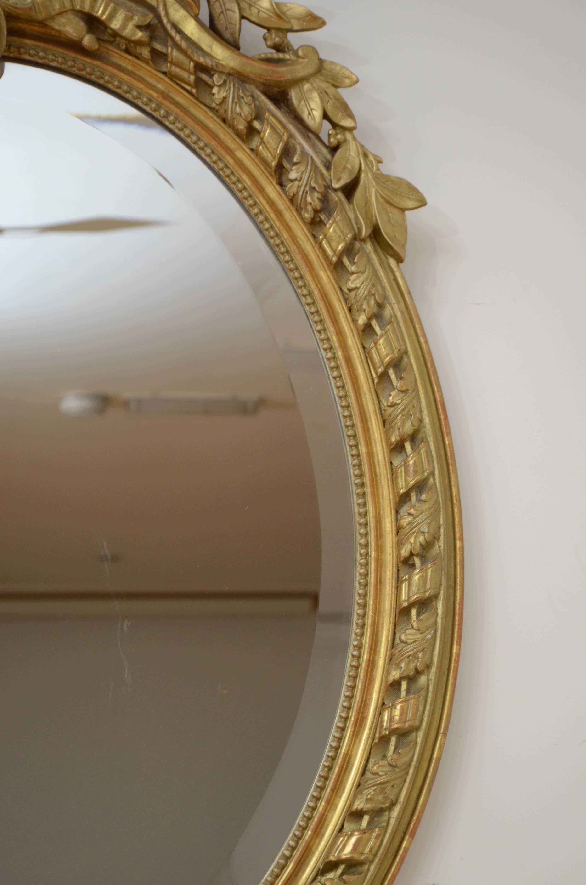 19th Century Gilt Wall Mirror 2