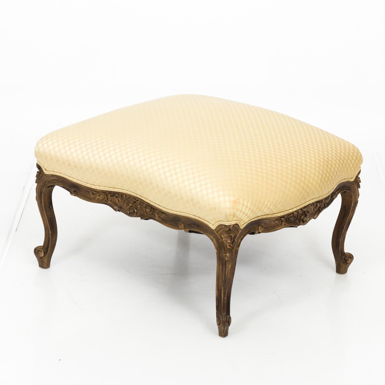 19th Century Giltwood Chaise Lounge Chair For Sale 1