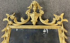 Rokokospiegel aus Giltwood, 19. Jahrhundert, wahrscheinlich italienisch