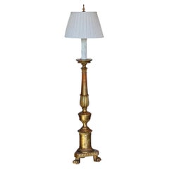 19th Century Giltwood Floor Lamp