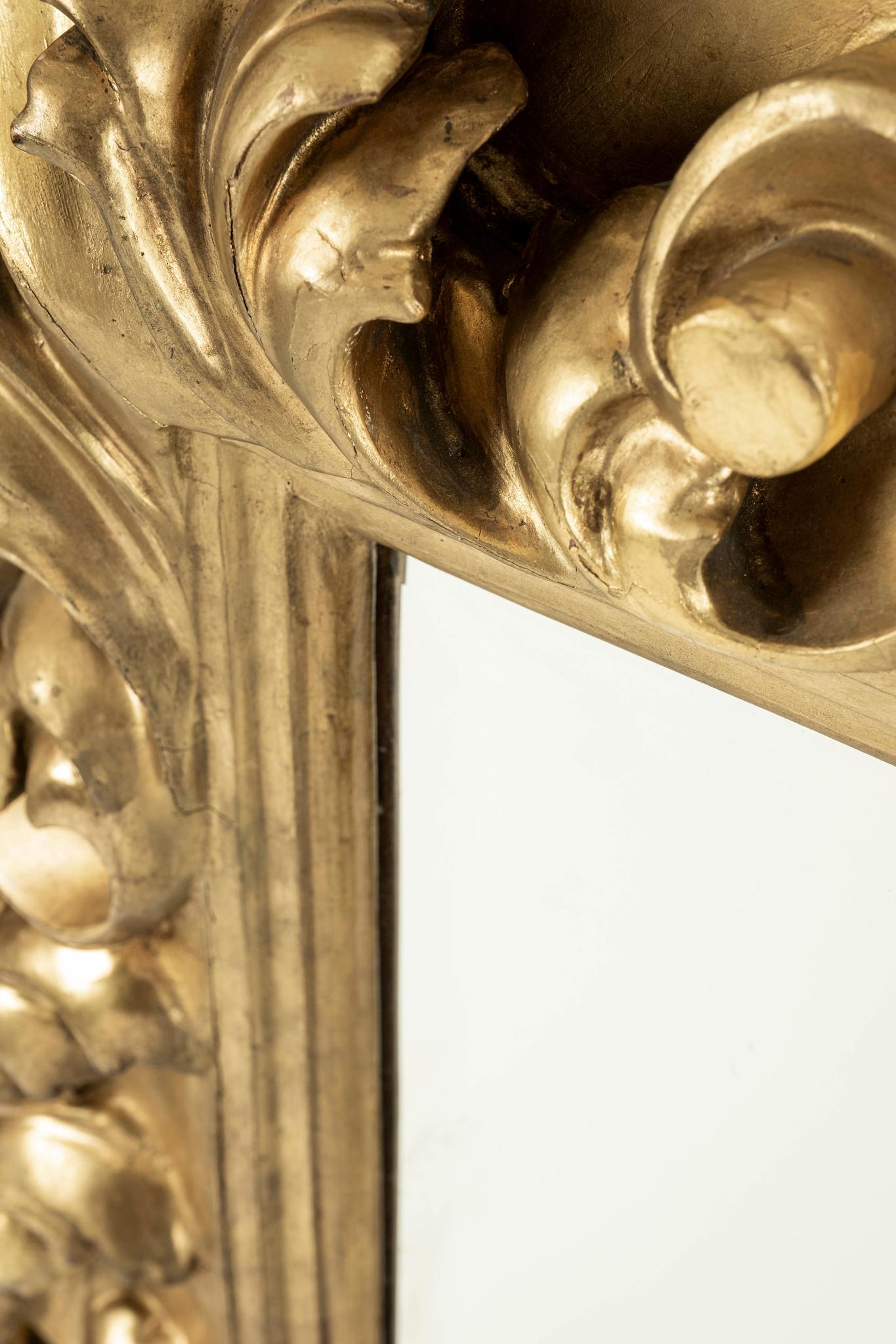 Lovely 19th Century Florentine giltwood mirror.