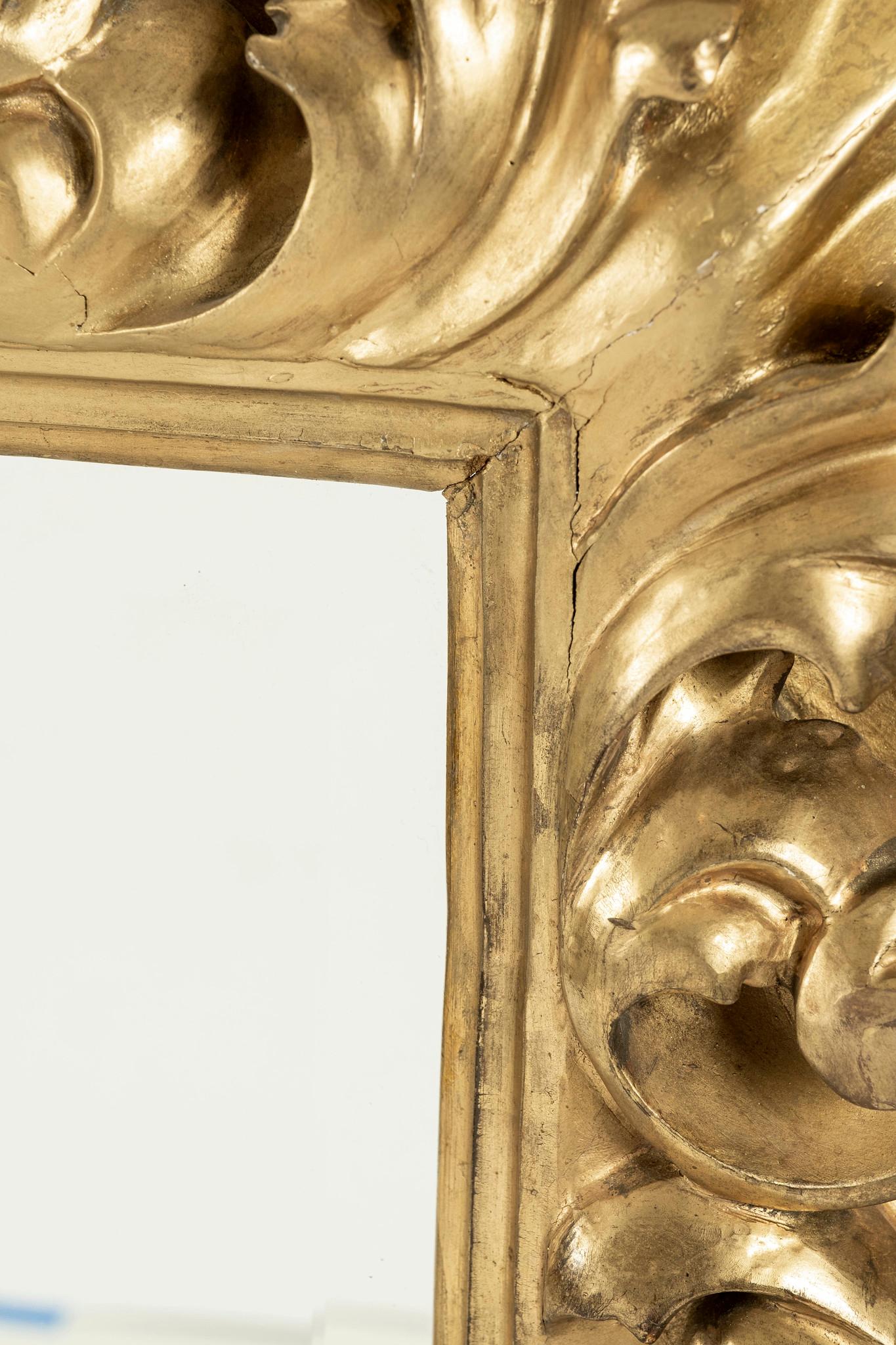 19th Century Giltwood Florentine Mirror For Sale 2