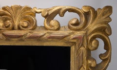 19th Century Giltwood Florentine Small Wall Mirror