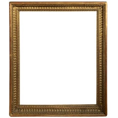 19th Century Giltwood Frame with Old Labels