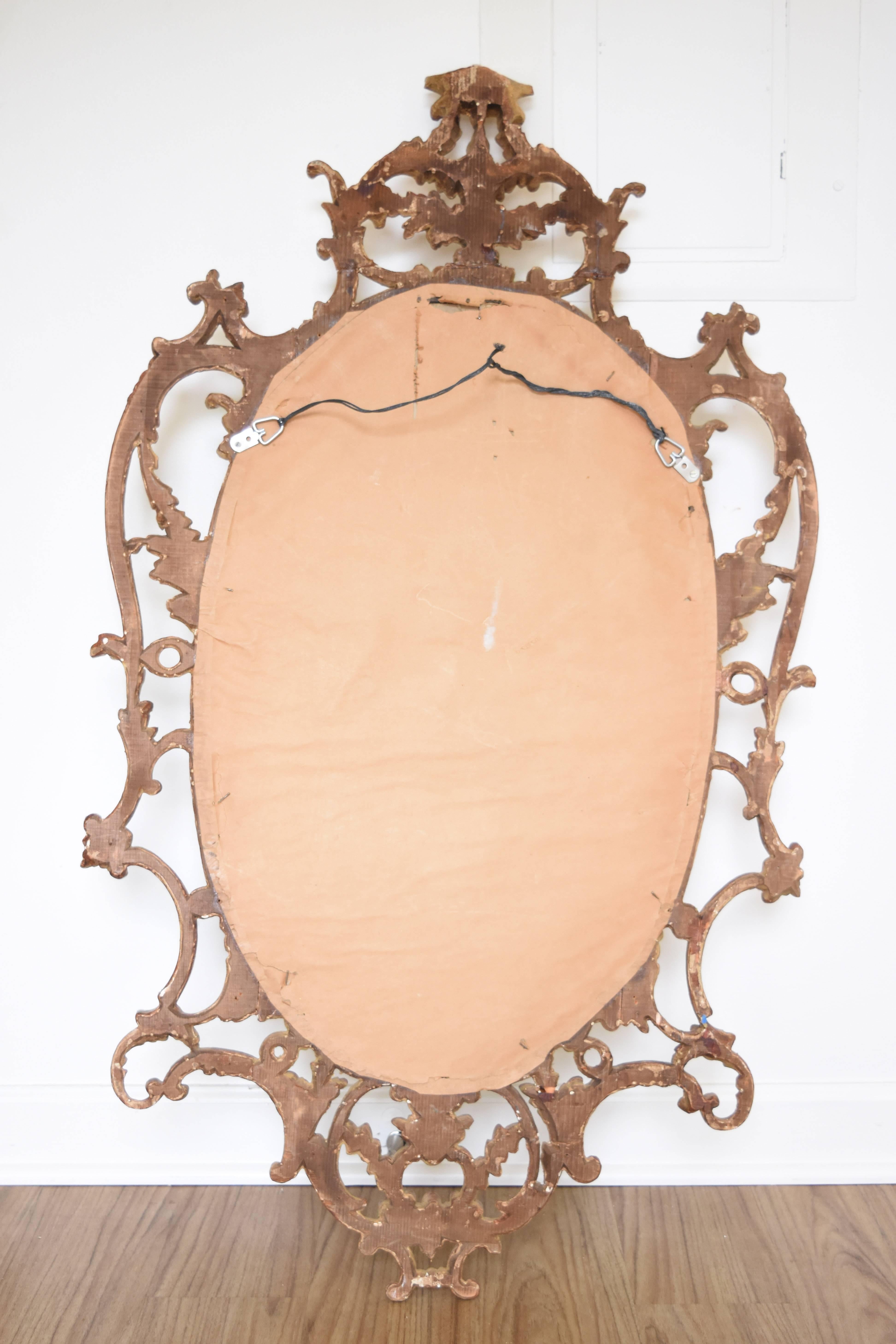 19th Century Giltwood Mirror 6