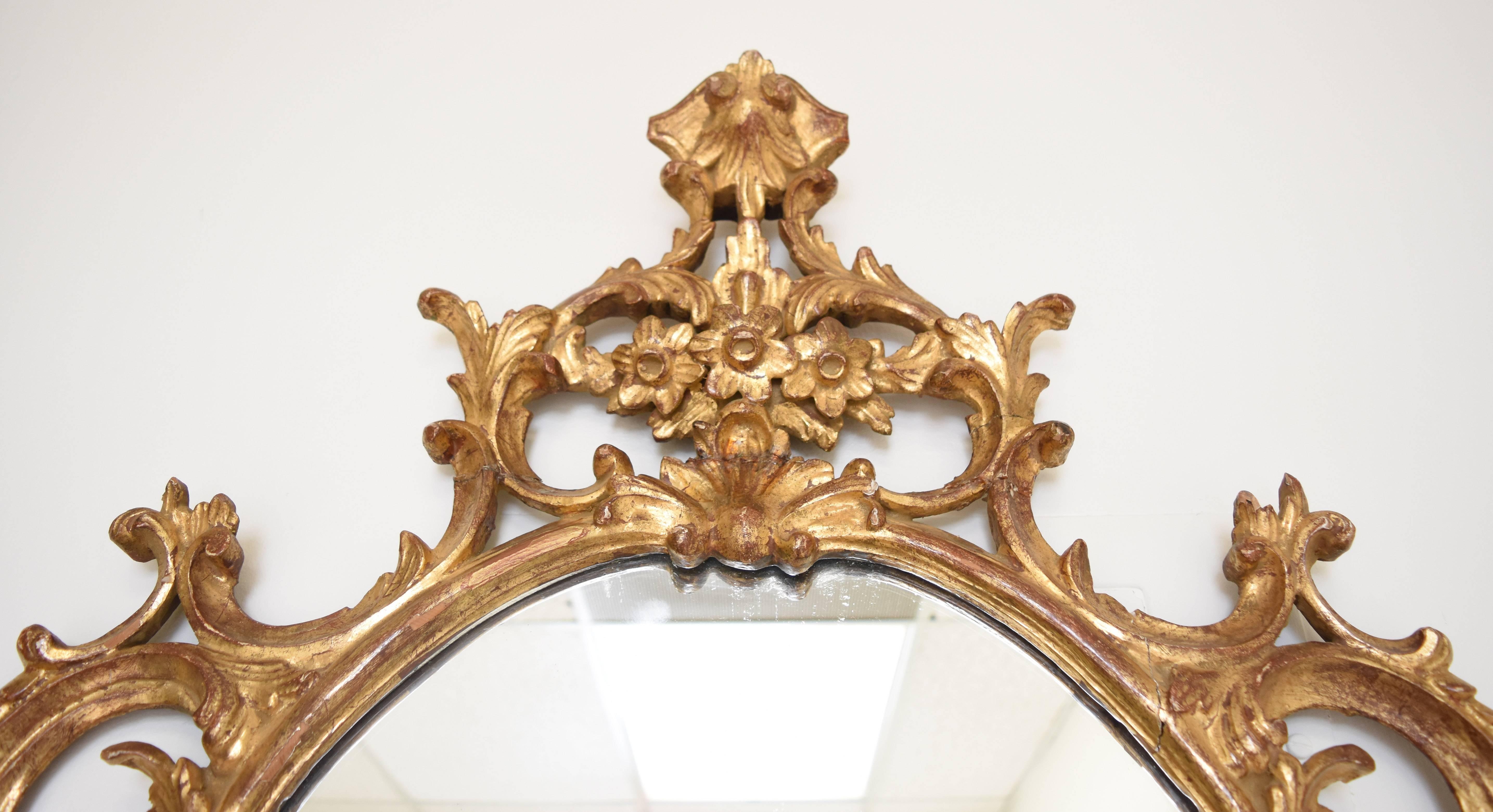 Unknown 19th Century Giltwood Mirror