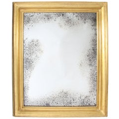 19th Century Giltwood Mirror with Distressed Glass