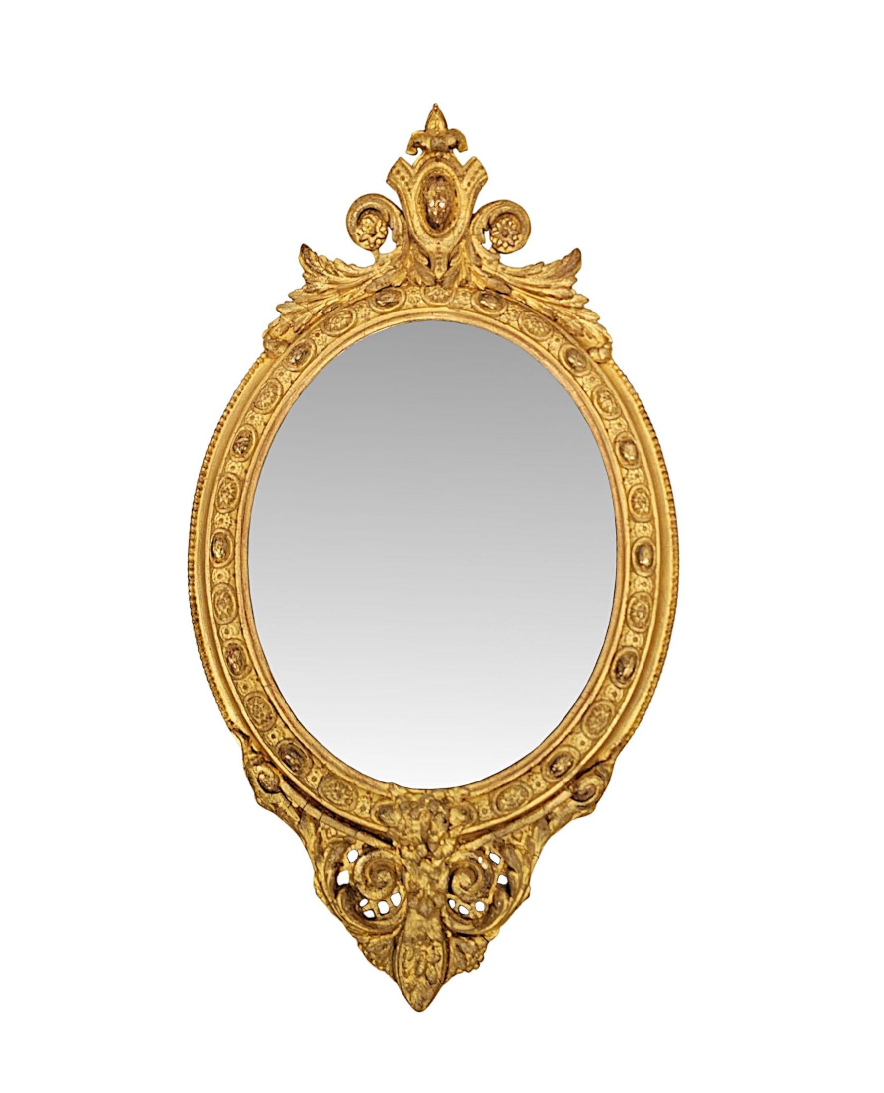 19. Jahrhundert Giltwood Paar Neat Größe Pier Spiegel (Englisch) im Angebot