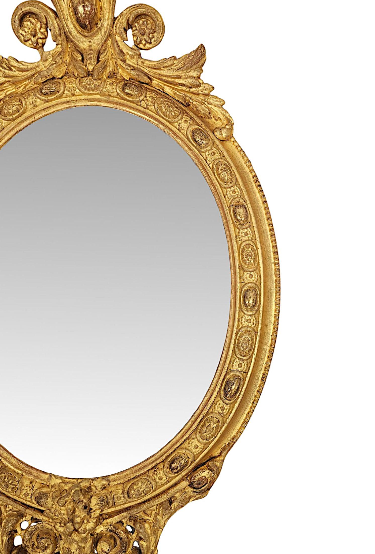 19. Jahrhundert Giltwood Paar Neat Größe Pier Spiegel im Zustand „Gut“ im Angebot in Dublin, IE