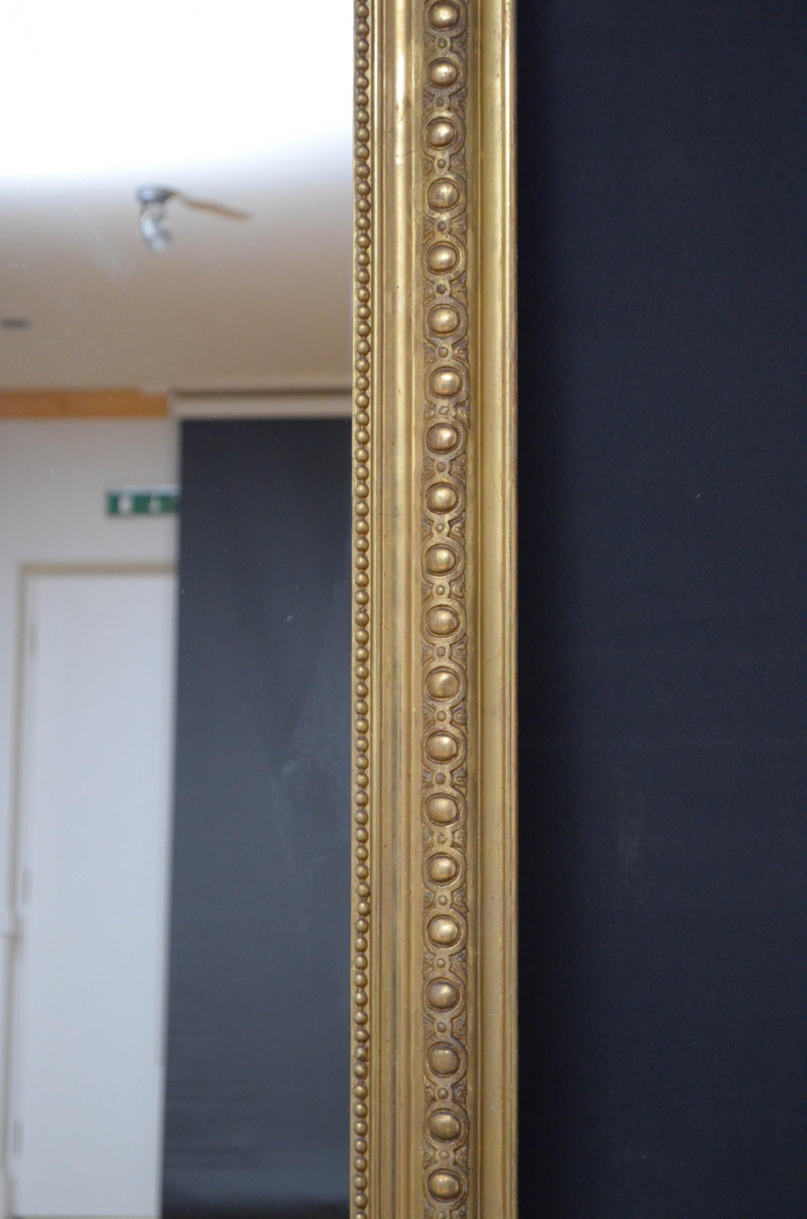 19th Century Giltwood Wall Mirror For Sale 6