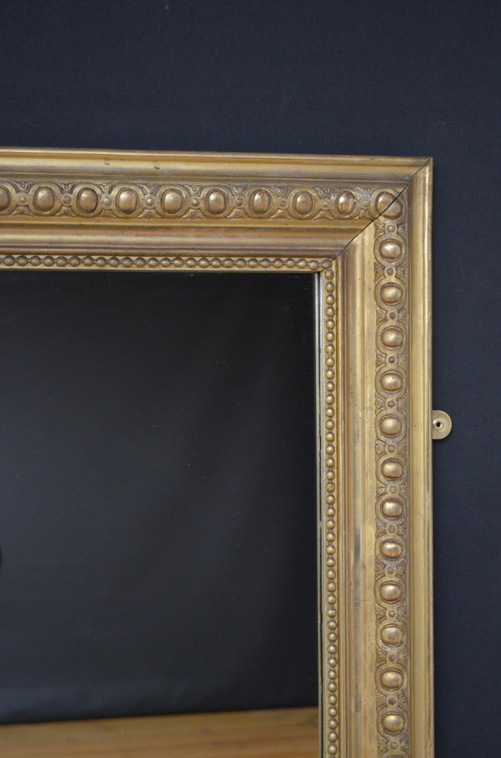 19th Century Giltwood Wall Mirror For Sale 3