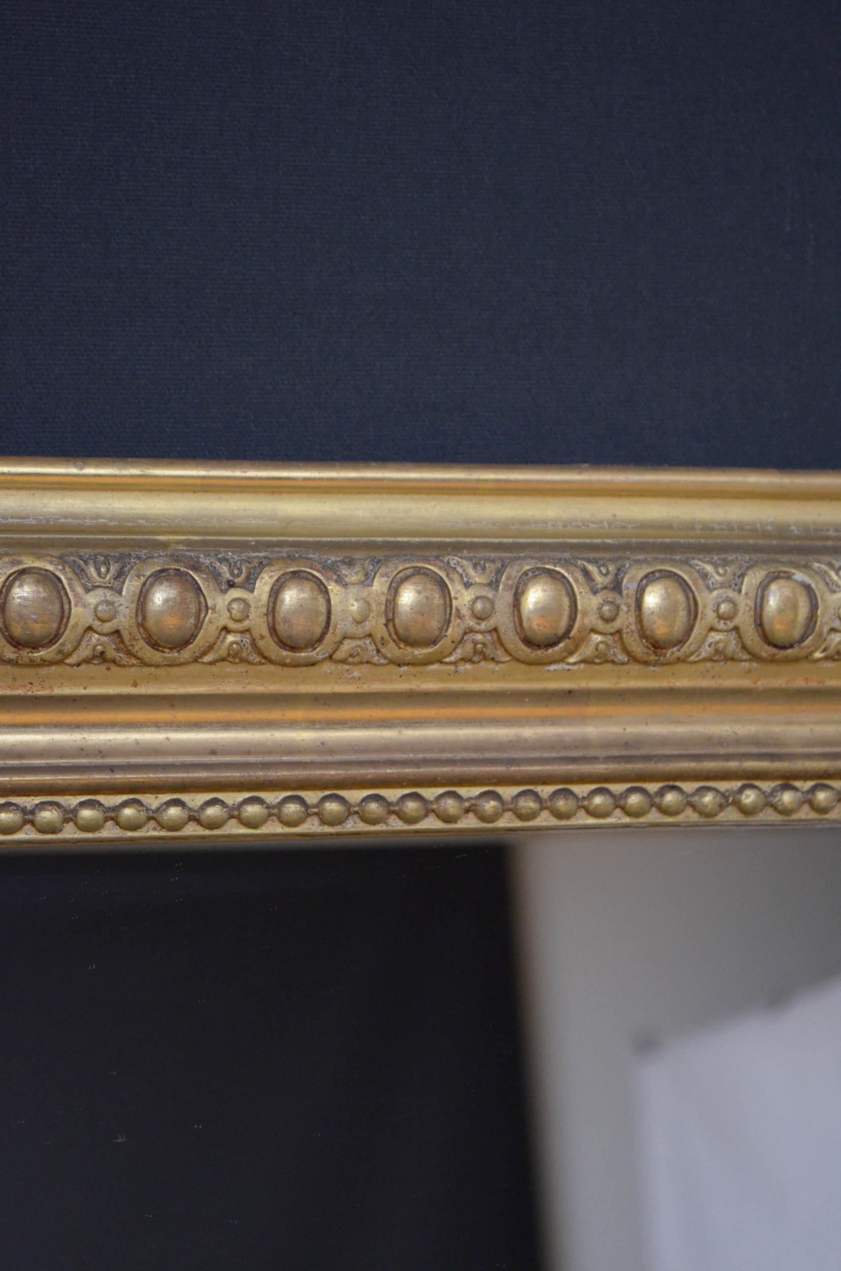 19th Century Giltwood Wall Mirror For Sale 4