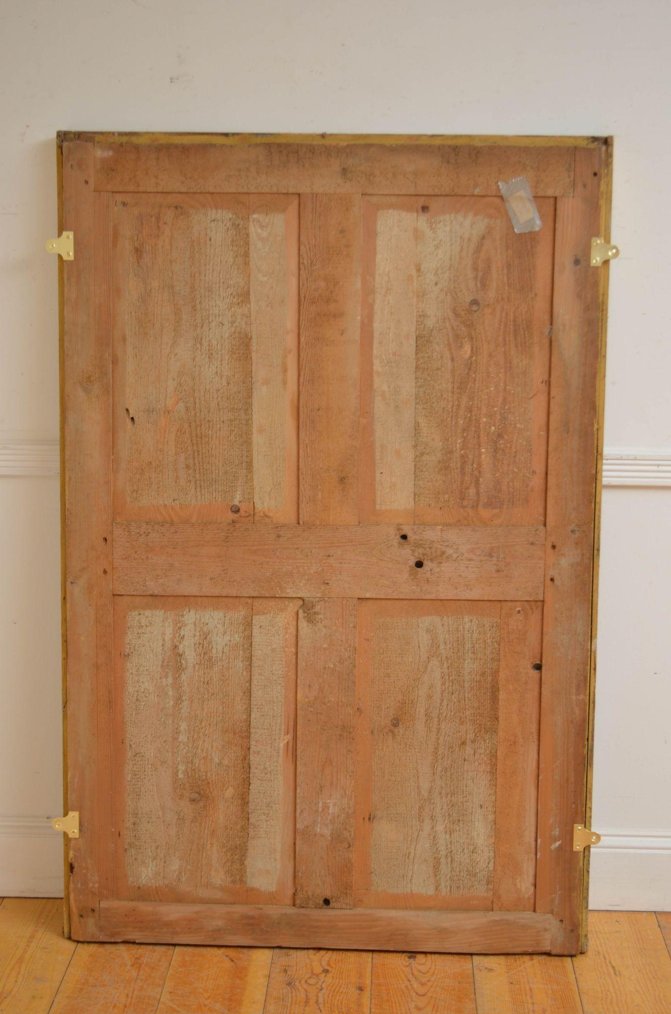 Miroir mural en bois doré du 19ème siècle H150cm en vente 6