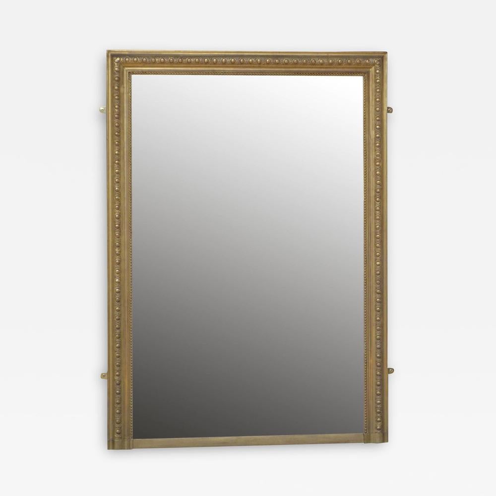 Espejo de pared de madera dorada del siglo XIX H154cm en venta 2