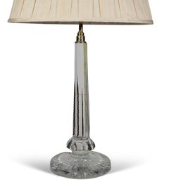 19th Century Cut Glass Table Lamp Probably by F. & C. Osler, England