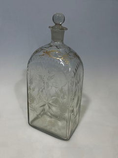 19th Century glass decanter