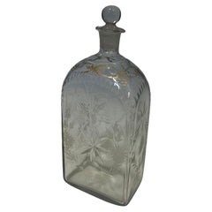 Carafe en verre du 19ème siècle