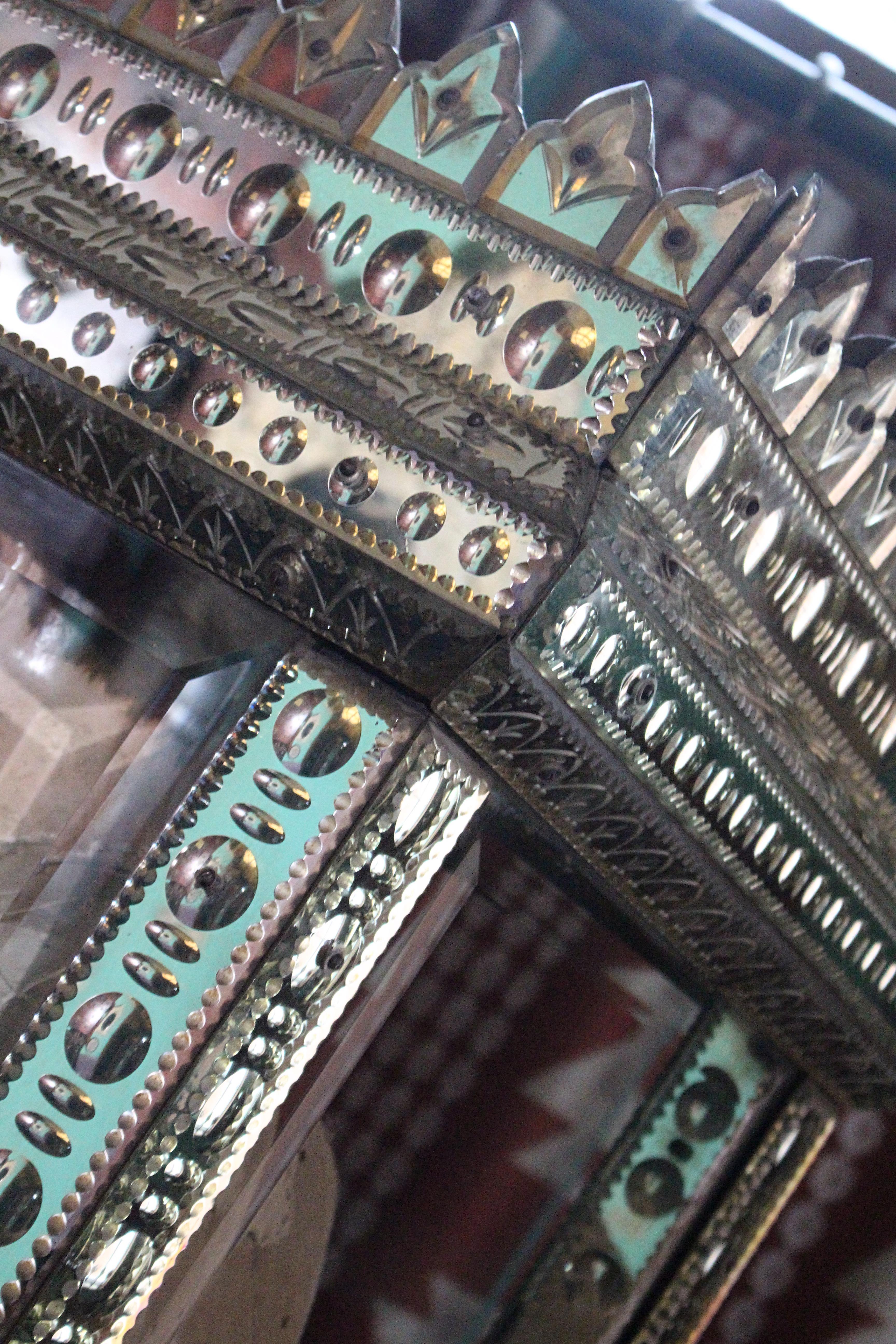 19th Century Glass & Mirrored Venetian Vitrine Display Case Curio Cabinet 2