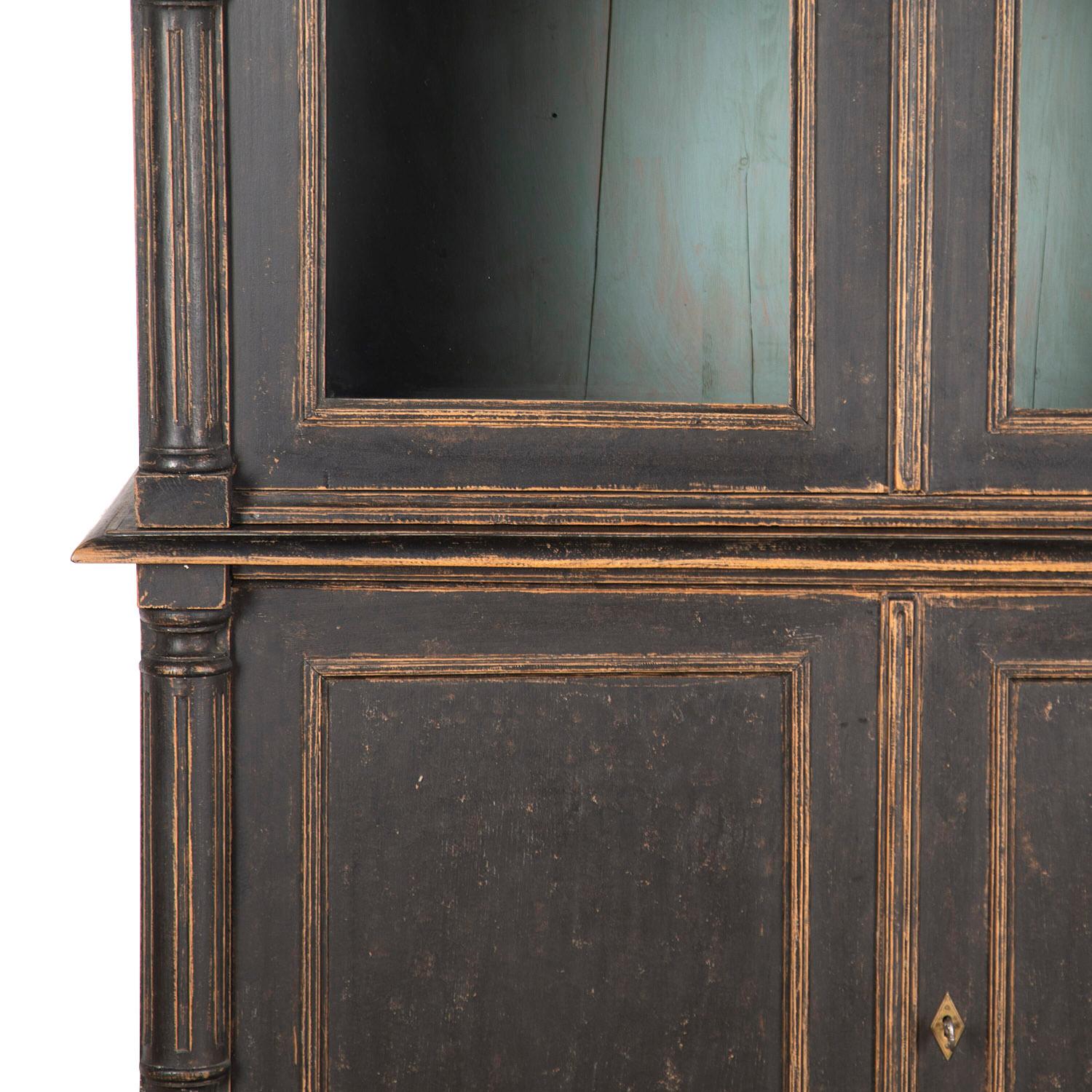 Wood 19th Century Glaze Bookcase