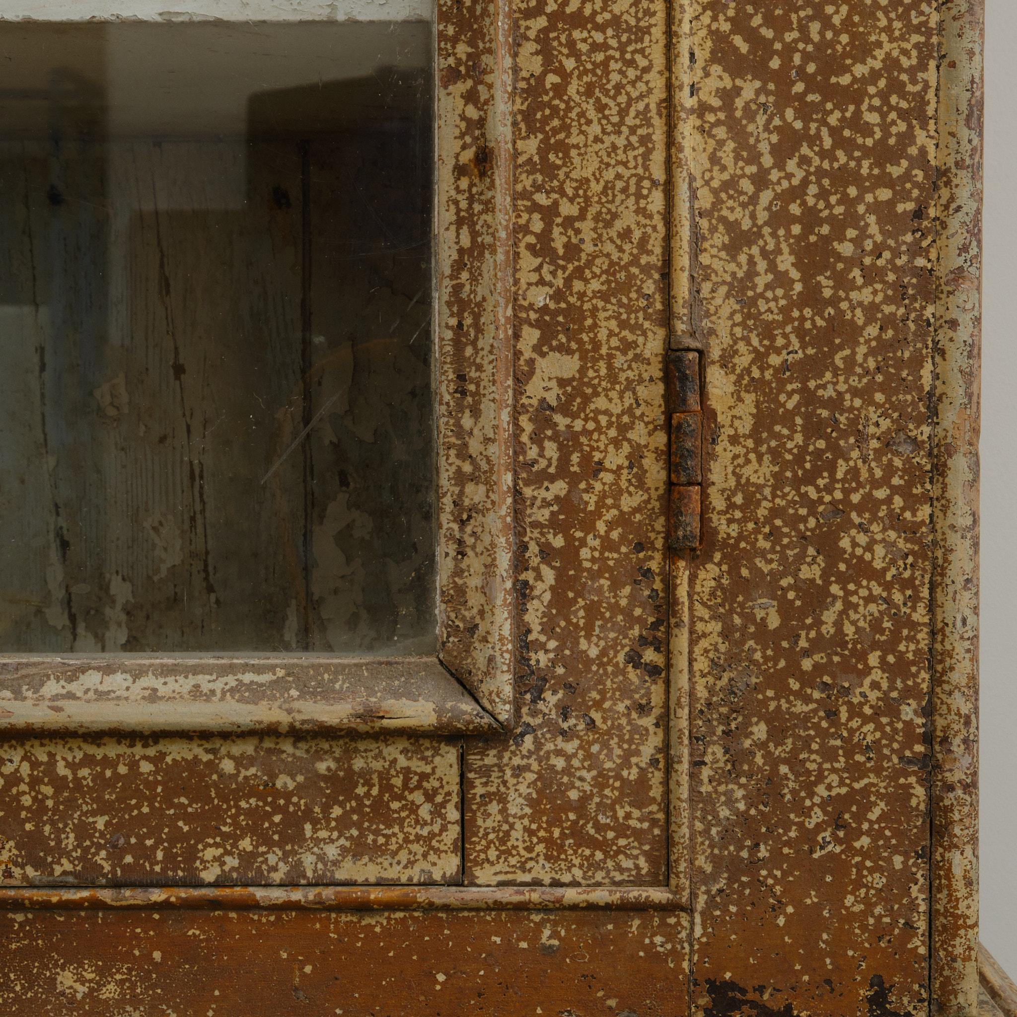 Armoire émaillée du 19ème siècle en peinture en vente 5
