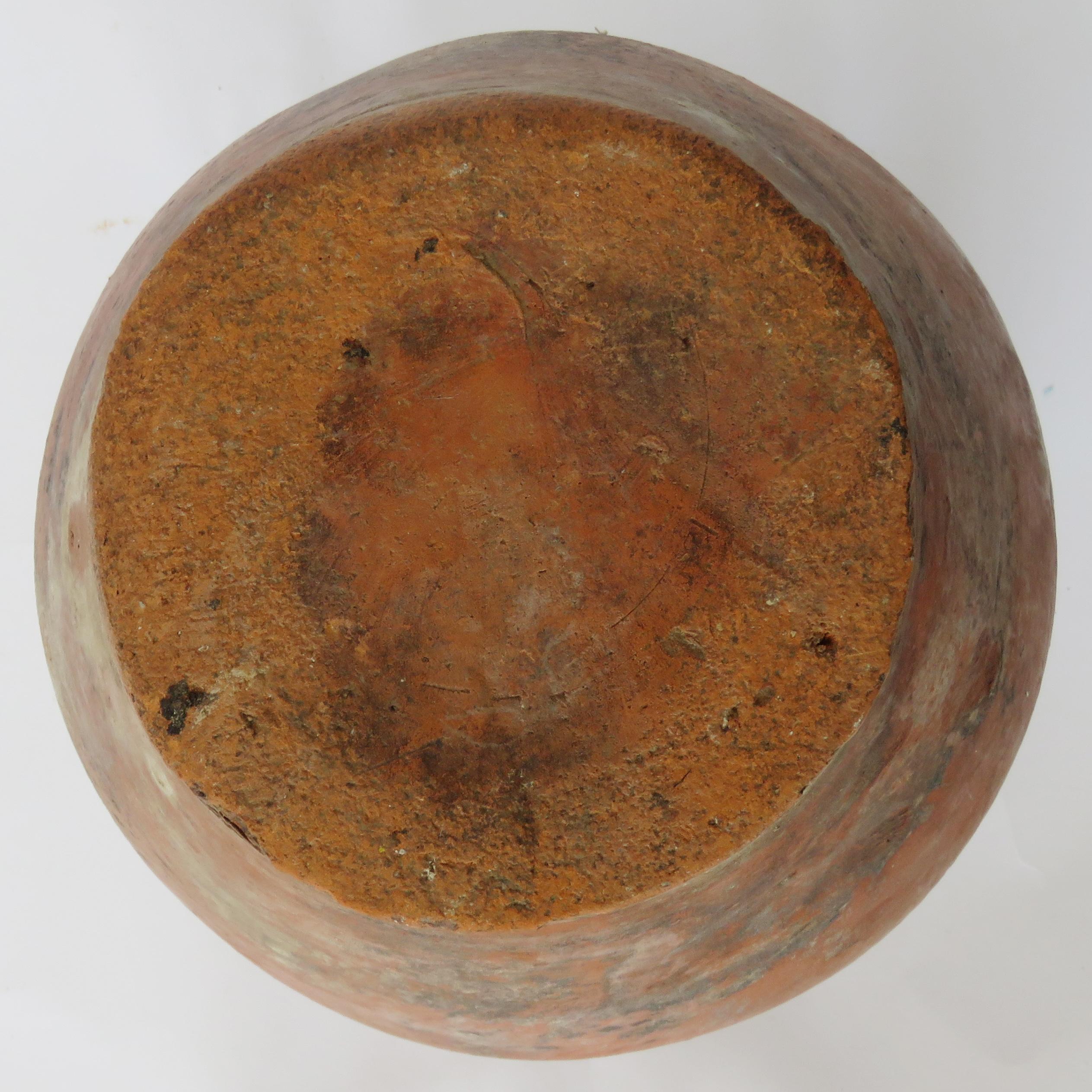 19th Century Glazed Honey Pot 6