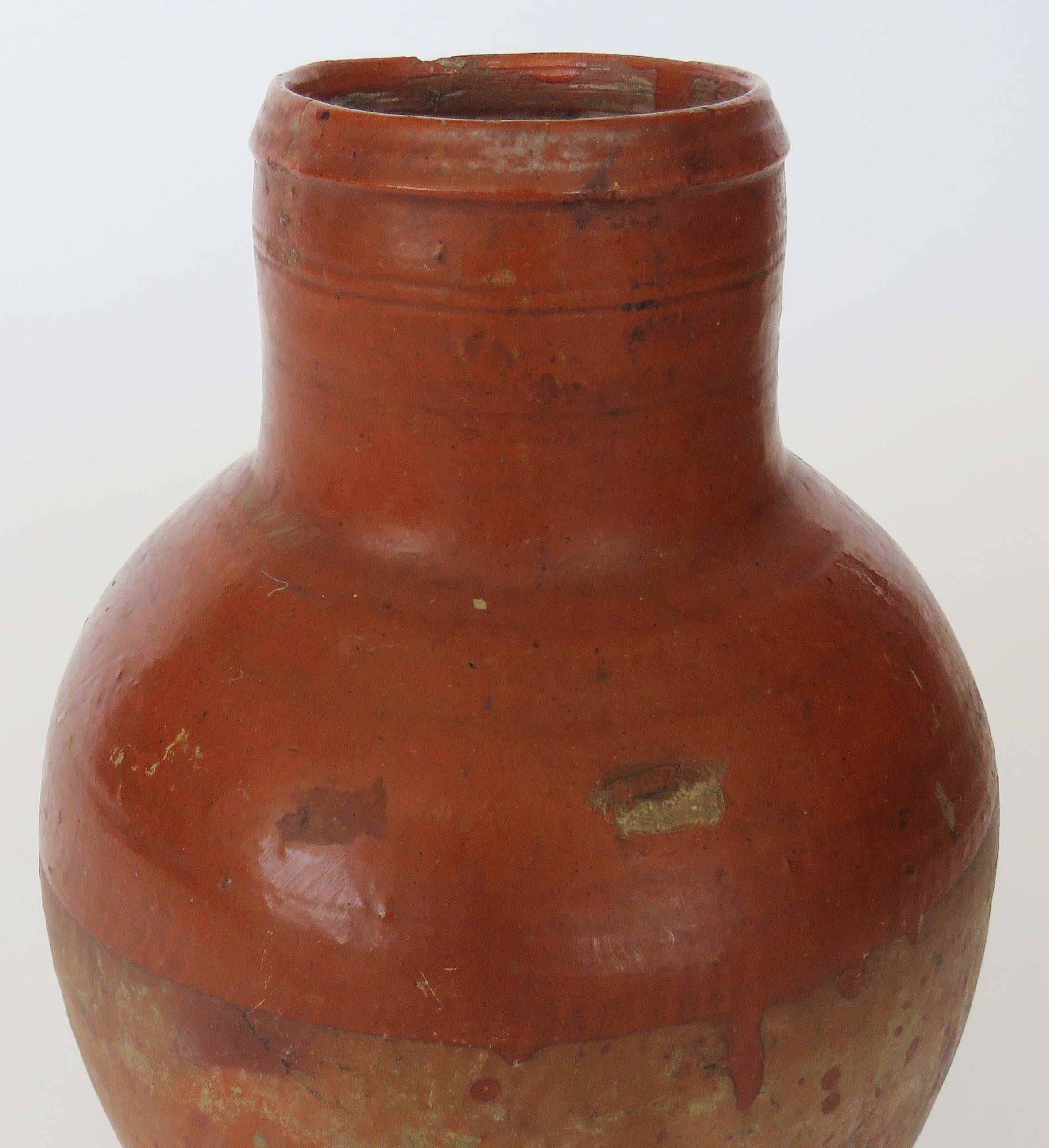 19th Century Glazed Honey Pot In Good Condition In Alella, ES