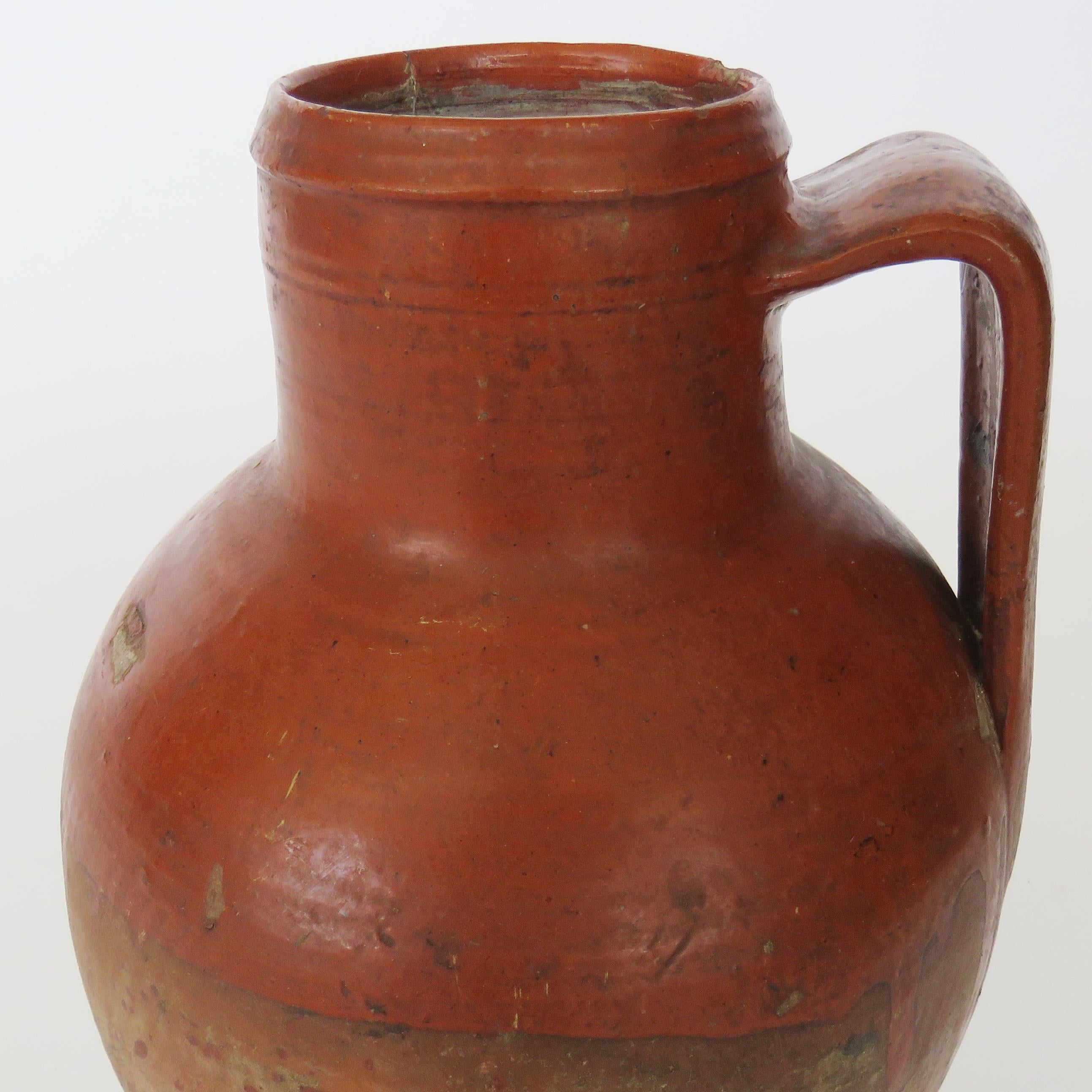 19th Century Glazed Honey Pot 1