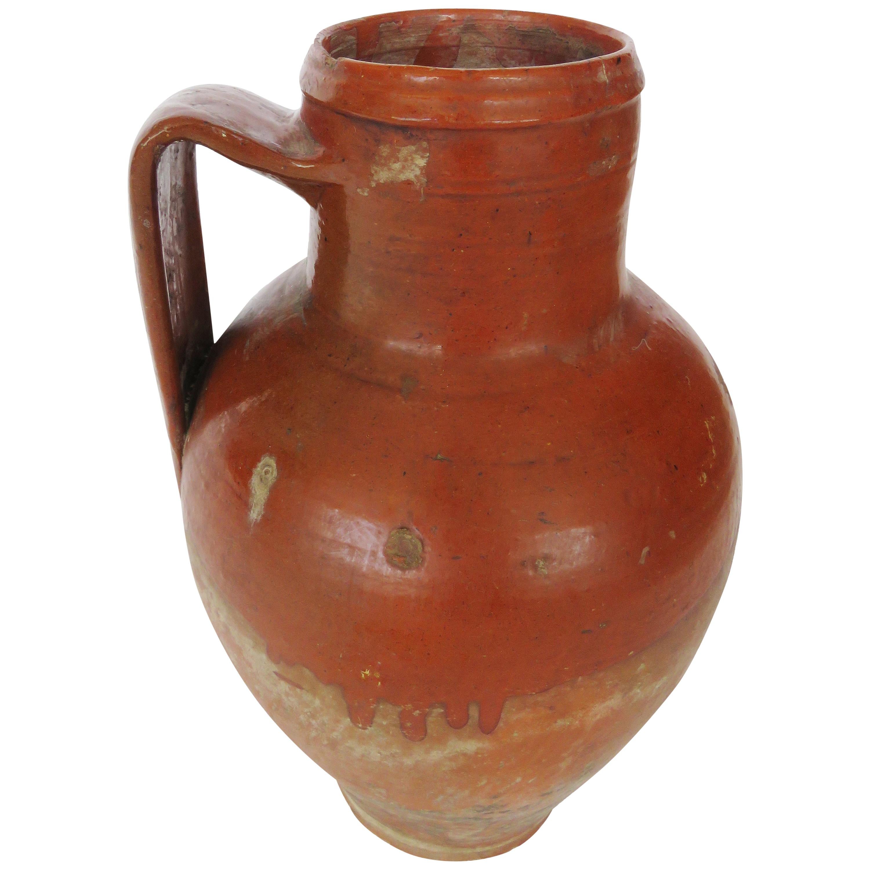 19th Century Glazed Honey Pot