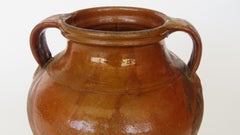 19th Century Glazed Olives Pot