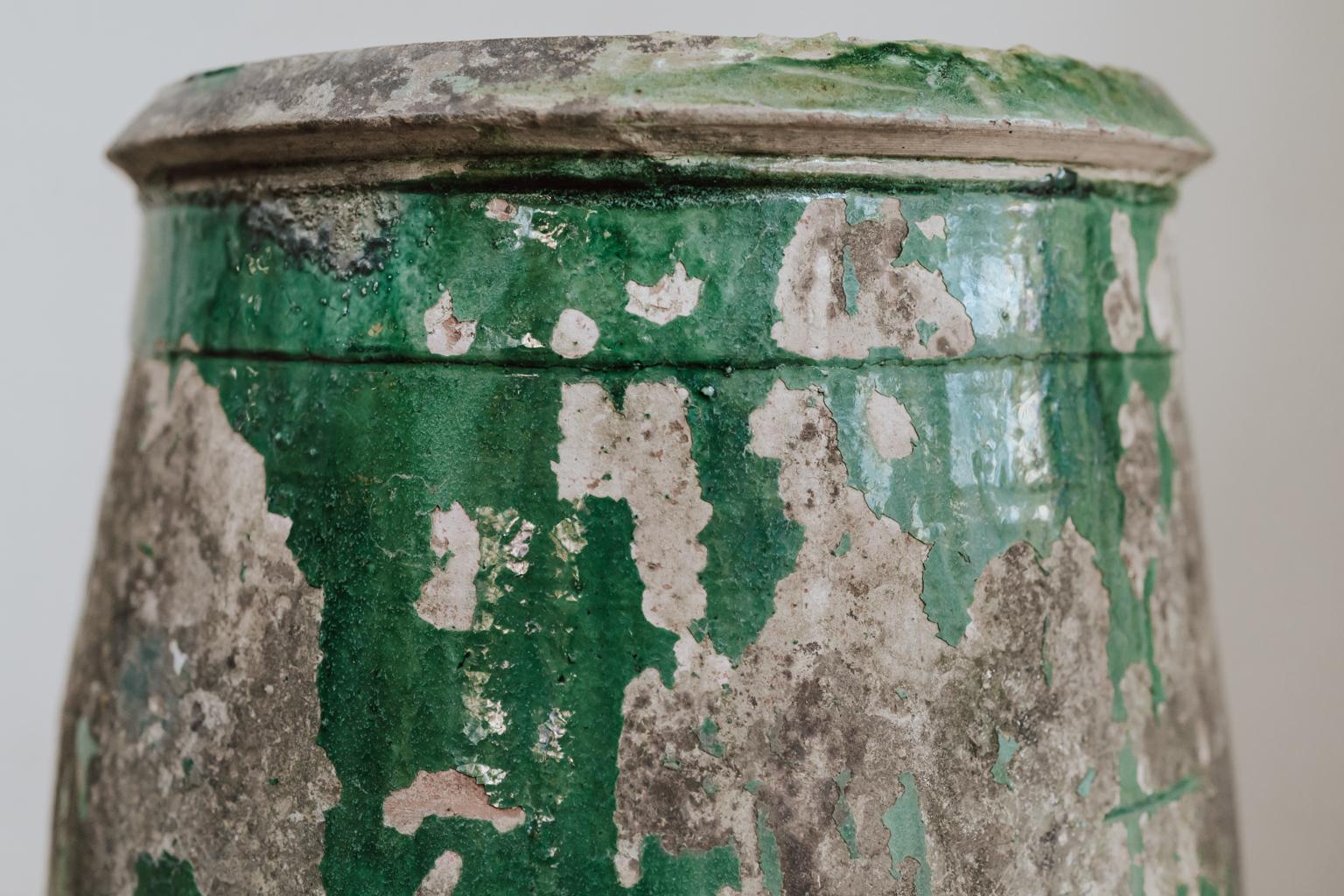 19th Century Glazed Terracotta Castelnaudary Vase/Jardinière/Planter 3