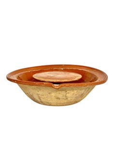 19th Century Glazed Terracotta Cheese Strainer circa 1800