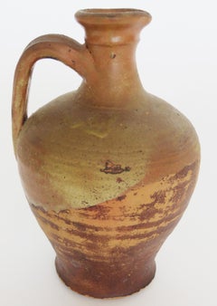 19th Century Glazed Wine Pitcher