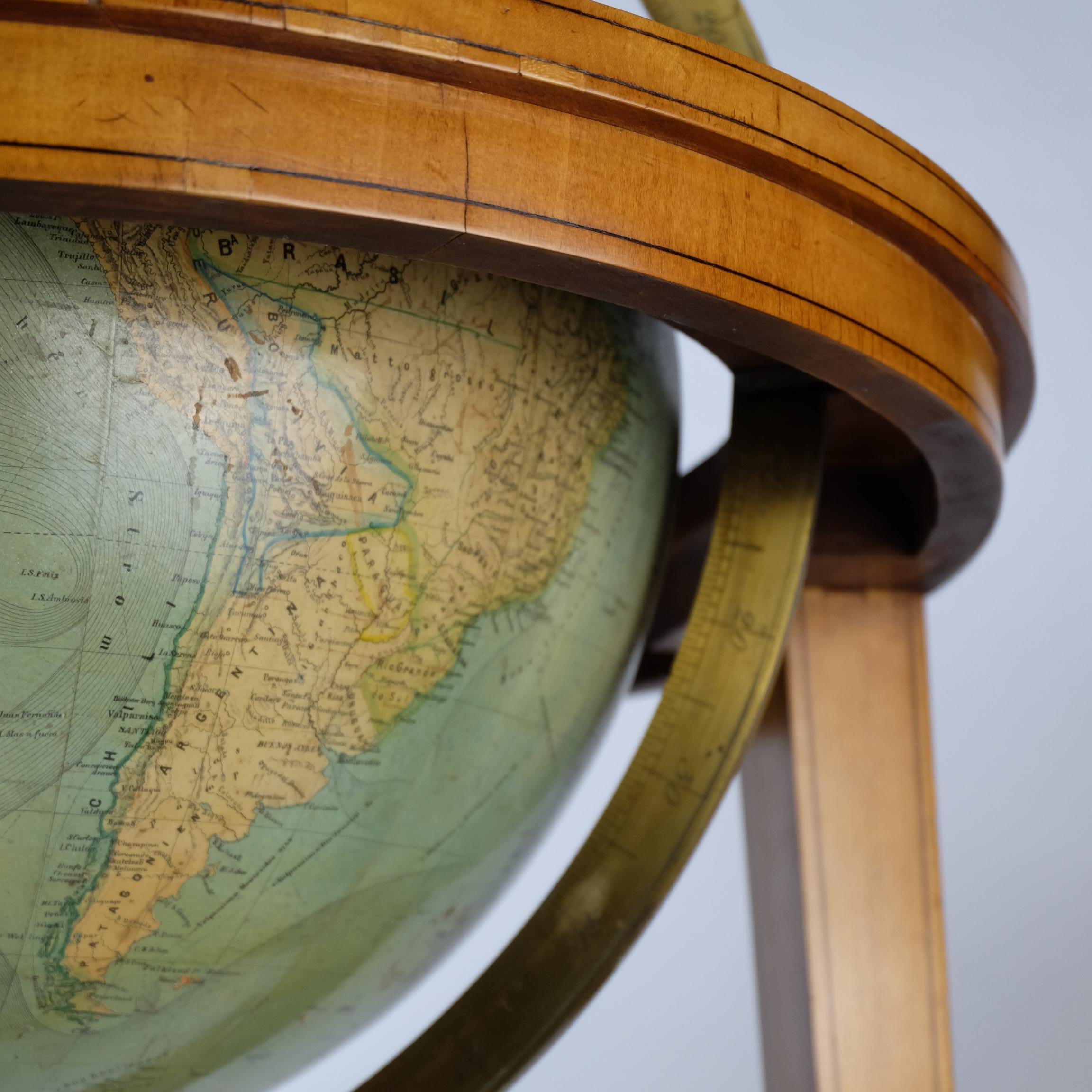 19th Century Globe of the Firm Ernst Schotte 'Berlin' in the German Language For Sale 2