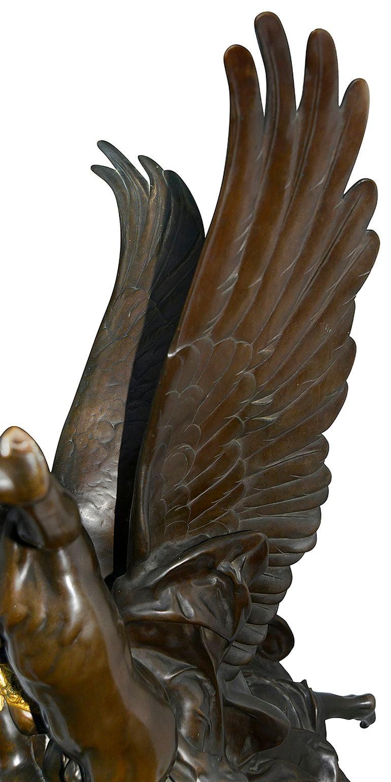 Statua in bronzo Gloria Victis del XIX secolo, di Barbedienne. in vendita 1