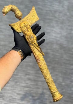 19th Century Gold and Diamond Kris Dagger