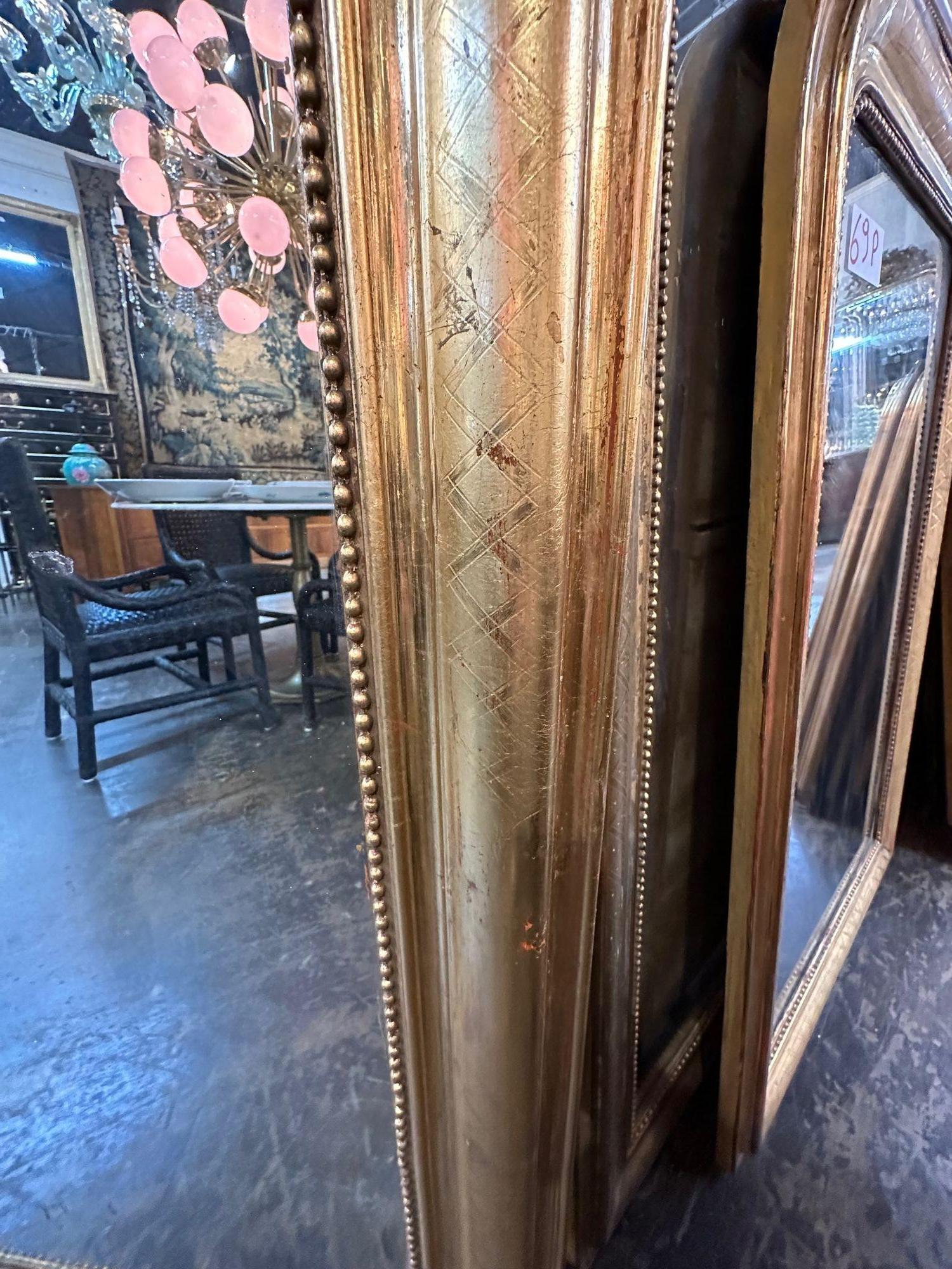 Wood 19th Century Gold French Louis Philippe Mirror
