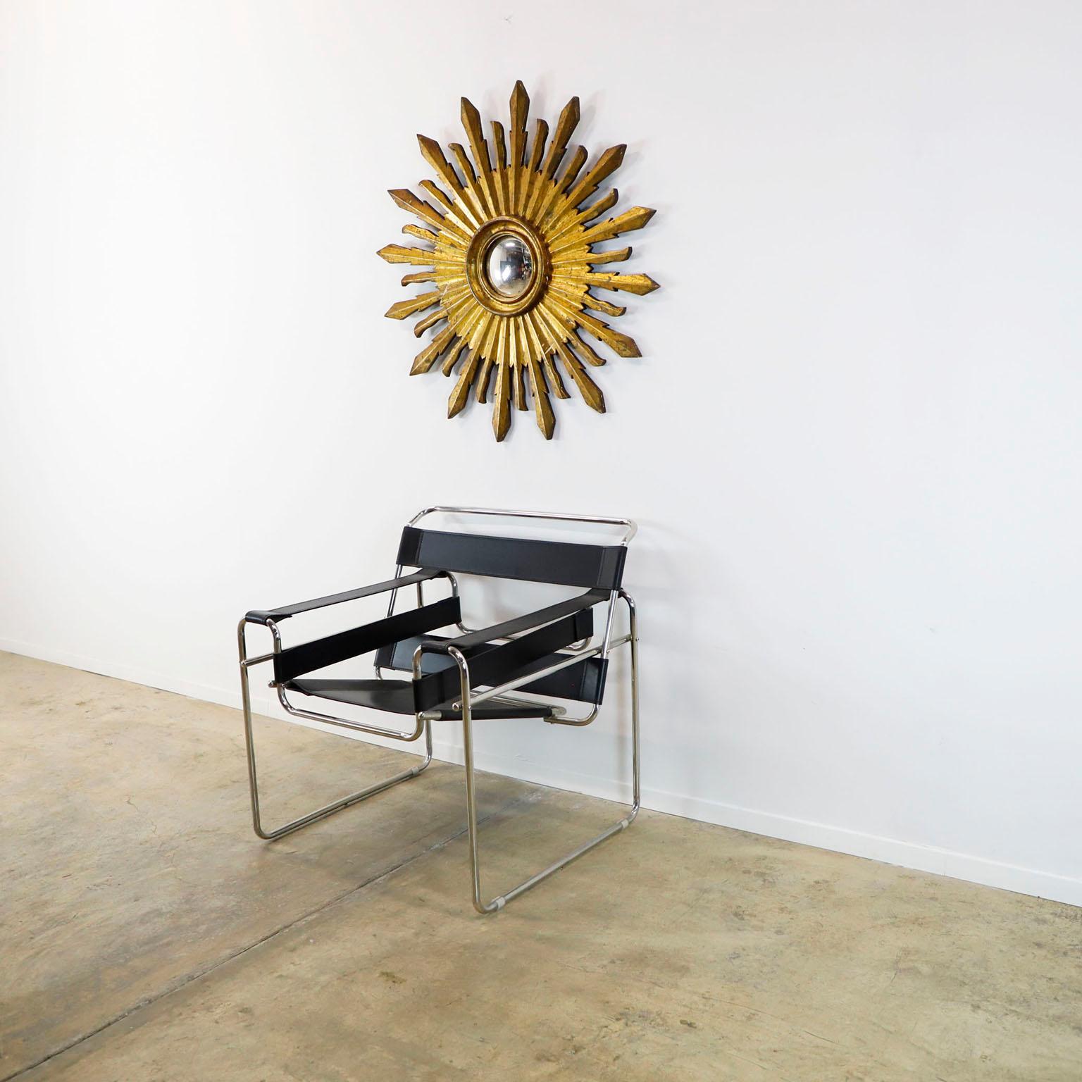 19. Jahrhundert Blattgold Sunburst-Spiegel (Mexikanisch) im Angebot