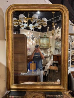 19th Century Gold Louis Philippe Mirror