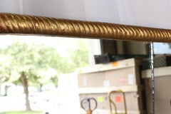 19th Century Gold Rope Mirror