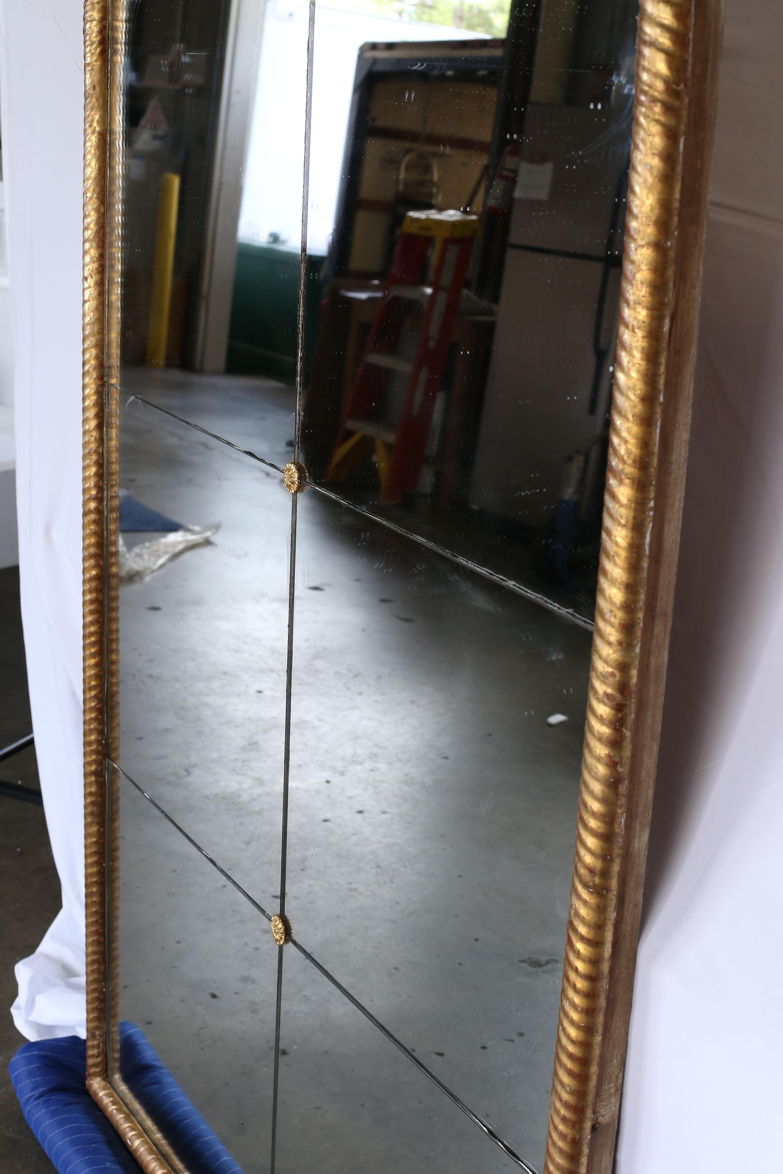 19th Century Gold Rope Mirror 4