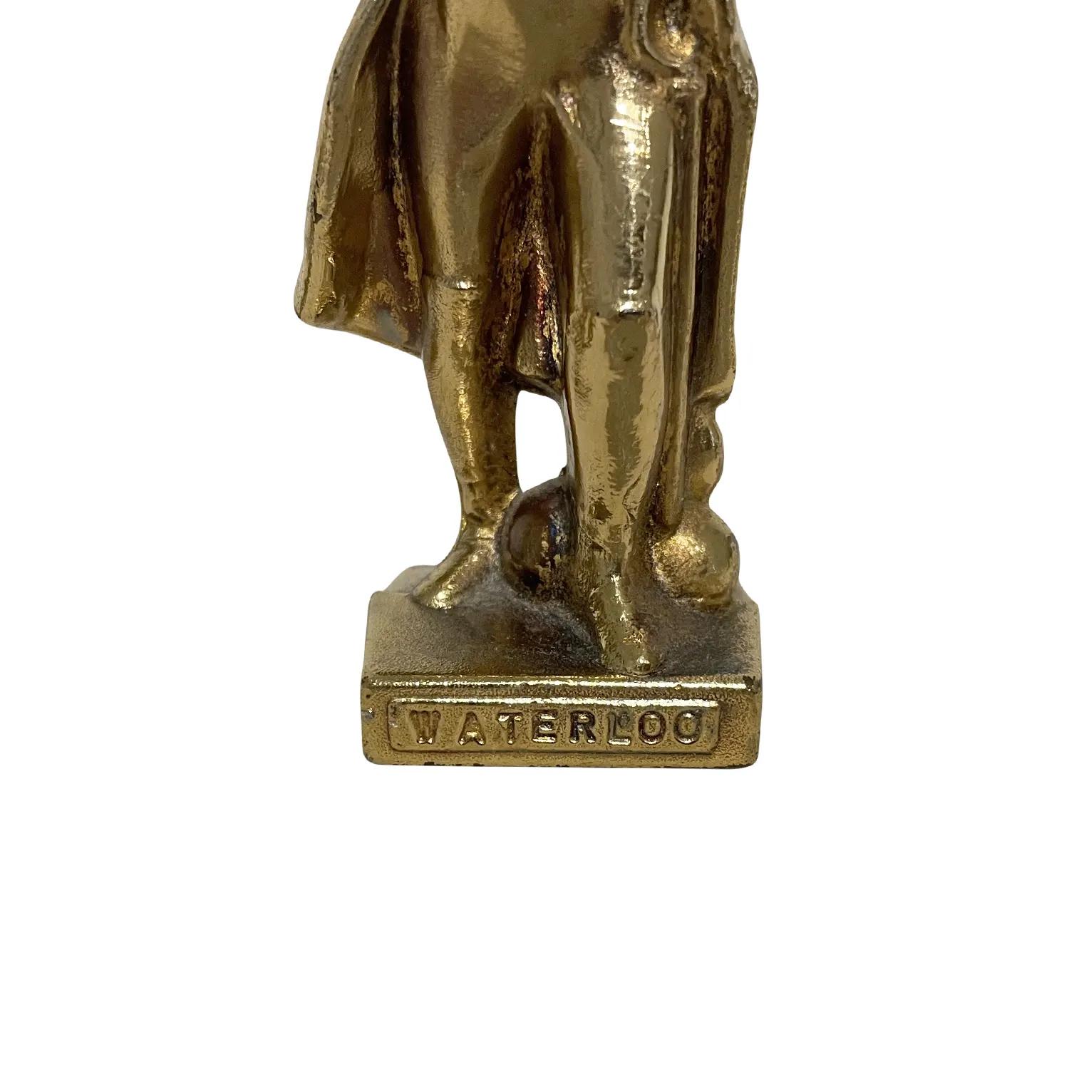 19th Century Gold-Silver French Set of Three Small Bronze Napoleon's Sculpture 3