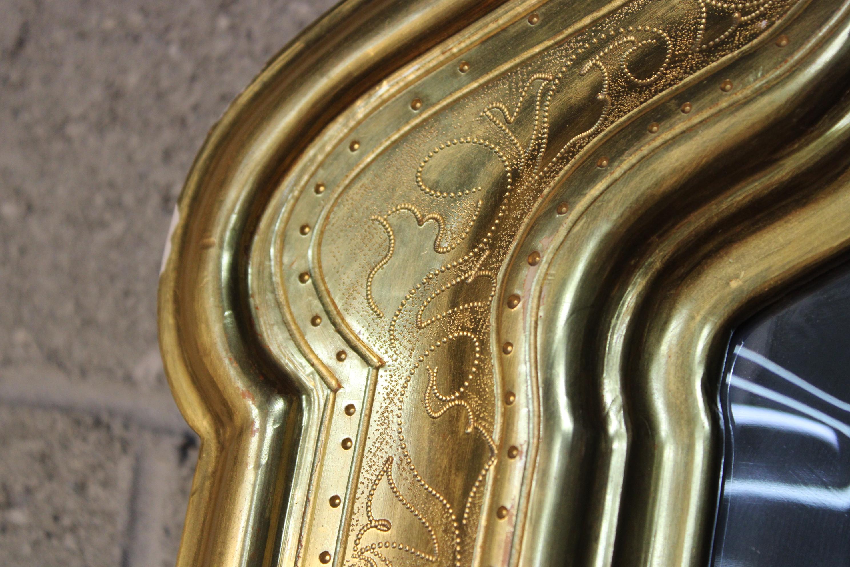 Golden Gilded Antique Italian Wall Mirror 4