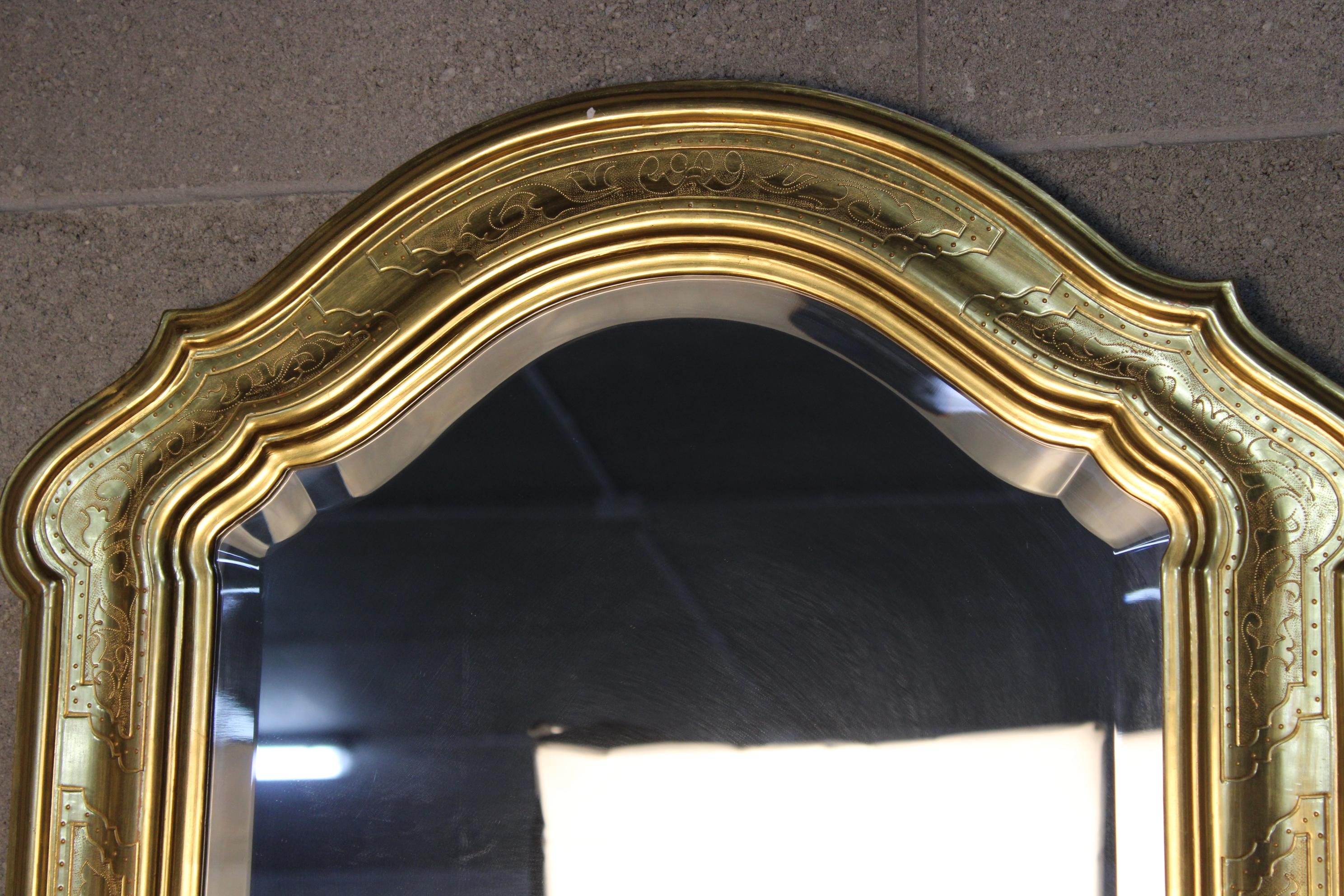 Golden Gilded Antique Italian Wall Mirror 7