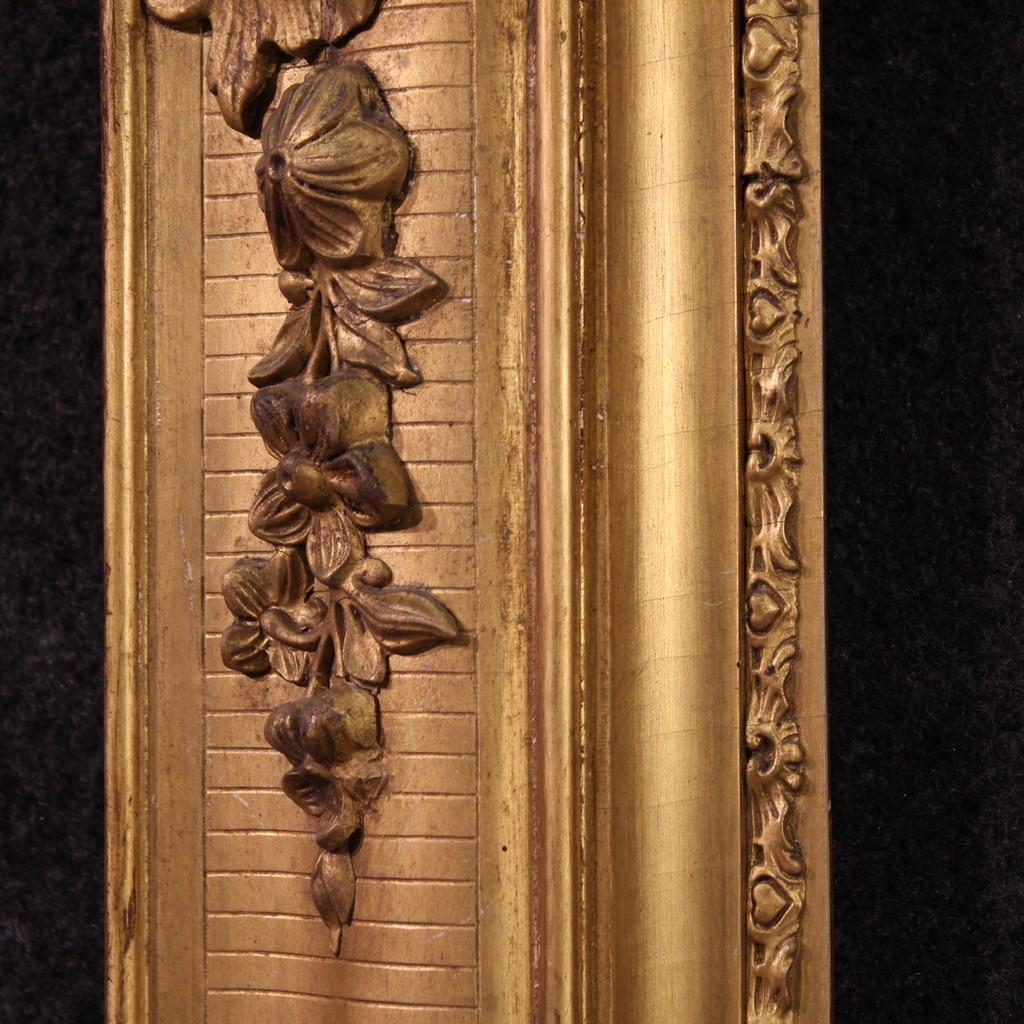 19th Century Golden Wood and Plaster French Frame, 1880s 1