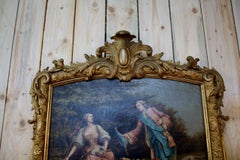 19th Century Golden Wood Trumeau