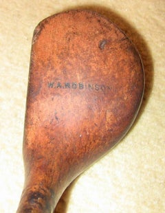 19th Century Golf Driver Head Paperweight