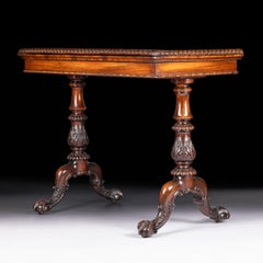 19th Century Gonzalo Alves Games / Card Table By Gillows Of Lancaster