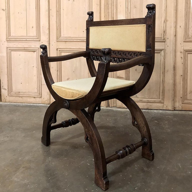 19th Century Gothic Armchair For Sale at 1stdibs